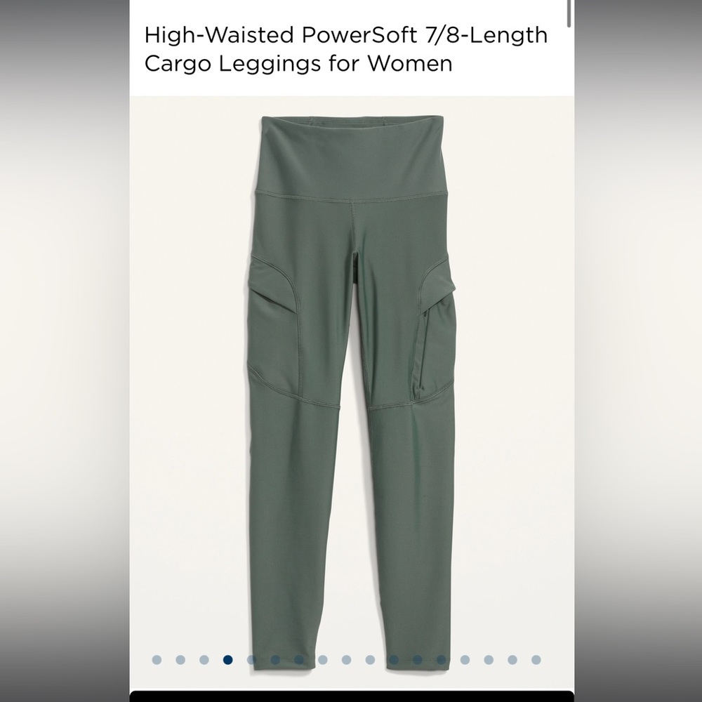Old navy active powersoft high-rise leggings with pockets